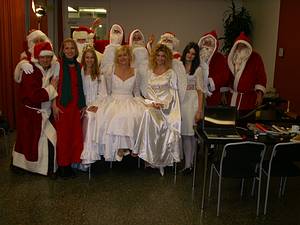 Abschlussbild Weihnachtsmann- Treffen des Weihnachtsbüros 2009